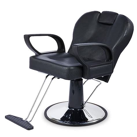 reclining salon chair with headrest